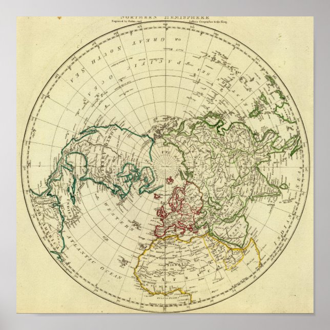 Póster Hemisferio Norte (Frente)
