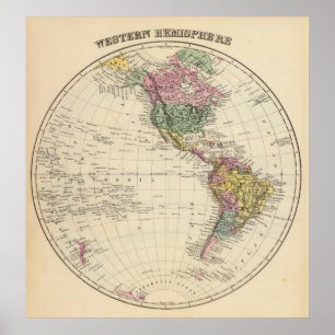 Póster Hemisferio Occidental