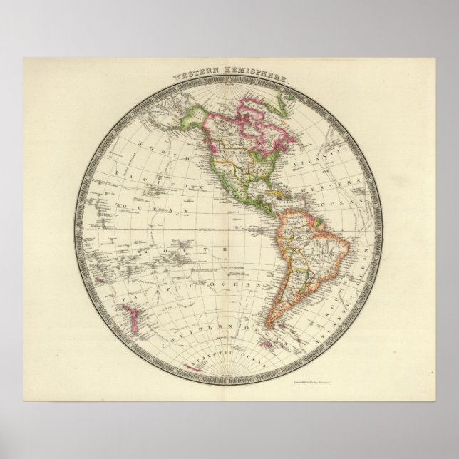 Póster Hemisferio Occidental 10 (Frente)