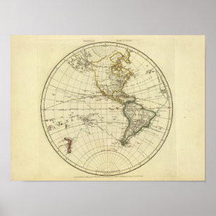 Póster Hemisferio occidental 12