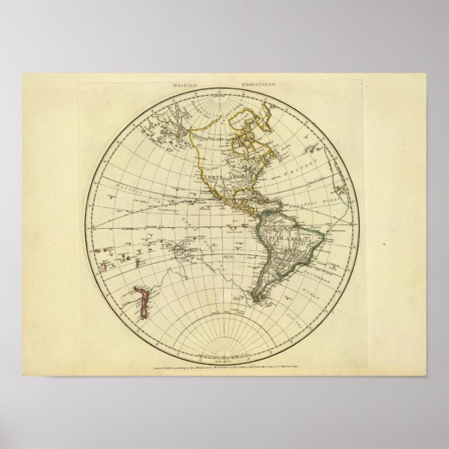 Póster Hemisferio Occidental 12 (Frente)