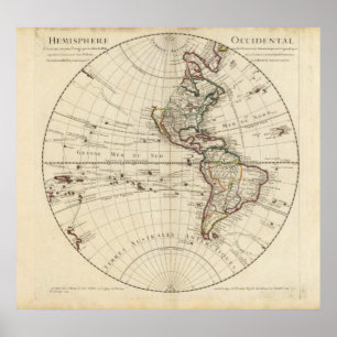 Póster Hemisferio Occidental 13