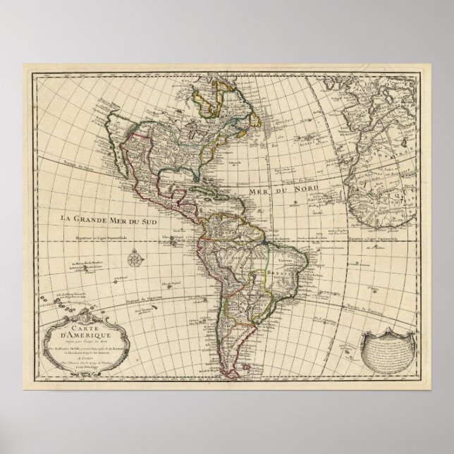 Póster Hemisferio Occidental 2 (Frente)