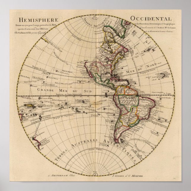 Póster Hemisferio Occidental 5 (Frente)