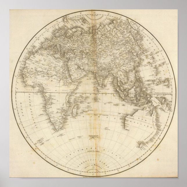 Póster Hemisferio Oriental 4 (Frente)