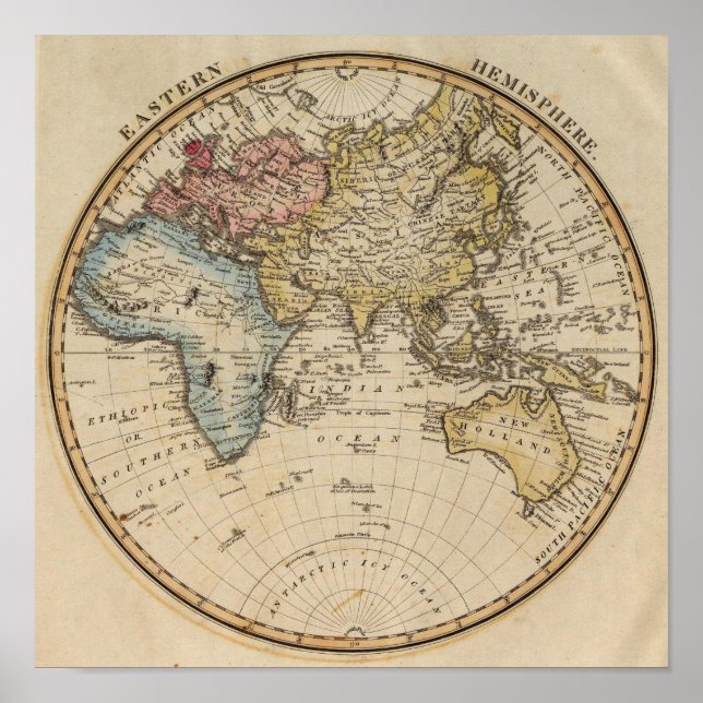 Póster Hemisferio Oriental 9 (Frente)