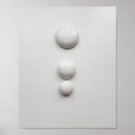 Póster Hemisferios de porcelana 1