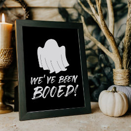 Póster Hemos sido Booed Boo Neighbor Game Rótulo