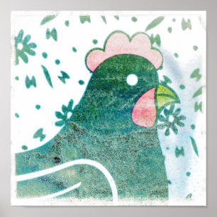 Póster Hen Art