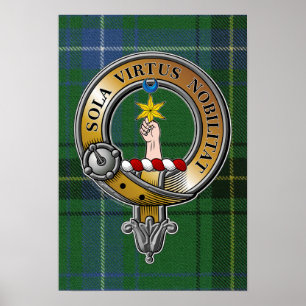 Póster Henderson Tartan & Badge