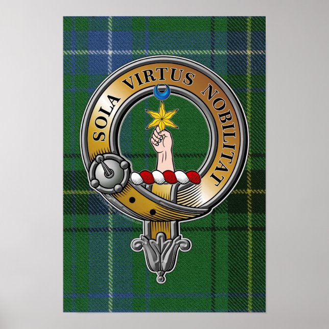 Póster Henderson Tartan & Badge (Frente)