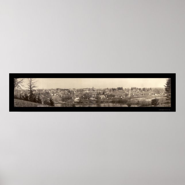 Póster Hendersonville, NC Photo 1911 (Frente)