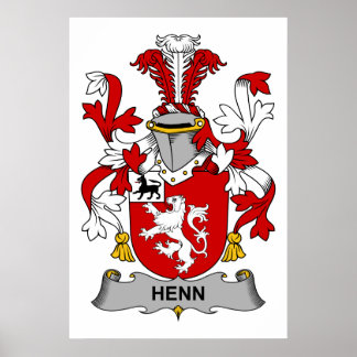 Póster Henn Family Crest