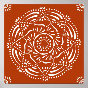 Póster Henna Mandala