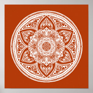 Póster Henna Mandala