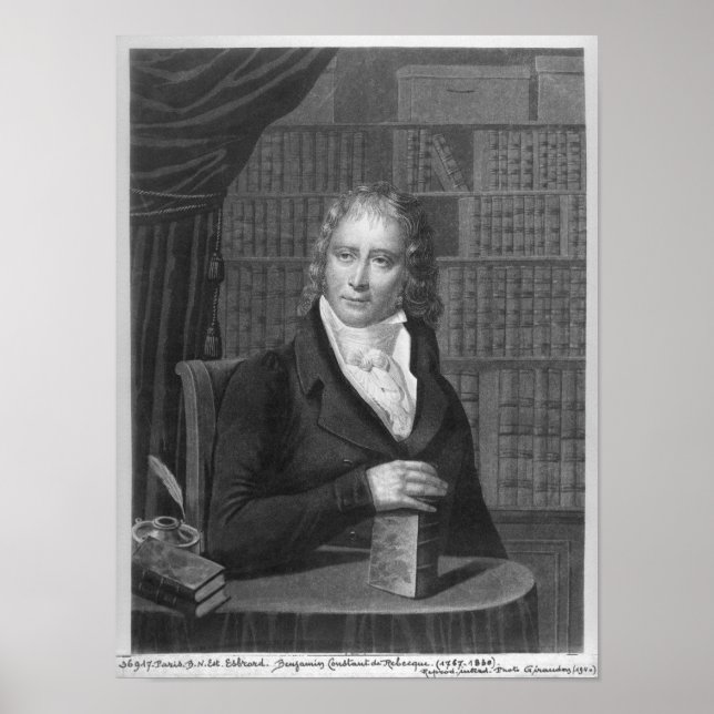 Póster Henri Benjamin Constant de Rebecque (Frente)