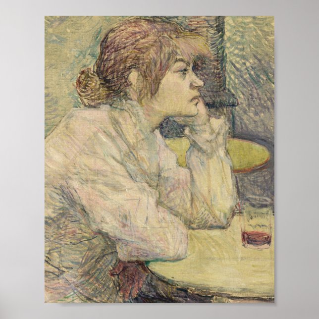 Póster Henri De Toulouse Lautrec - La resaca (Suzanne) (Frente)