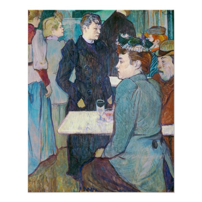 Póster Henri de Toulouse-Lautrec | Moulin de la Galette (Anverso)