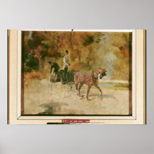 Póster Henri de Toulouse-Lautrec   Un carrito de perros