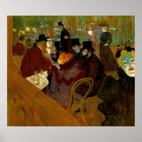 Henri de Touolouse-Lautrec - Moulin-Rouge