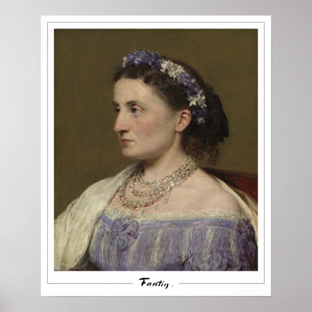 Póster Henri Fantin-Latour Zedign Art Poster #1 (Frente)