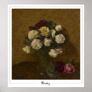 Póster Henri Fantin-Latour Zedign Art Poster #2