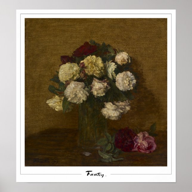 Póster Henri Fantin-Latour Zedign Art Poster #2 (Frente)