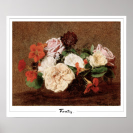 Póster Henri Fantin-Latour Zedign Art Poster #494