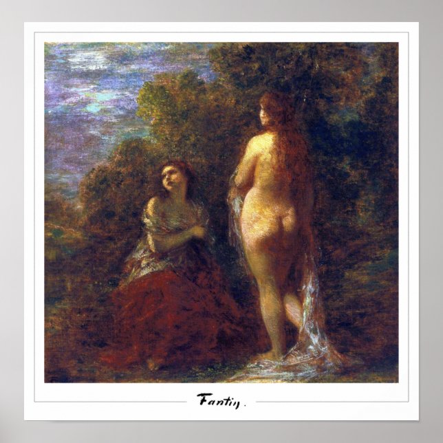 Póster Henri Fantin-Latour Zedign Art Poster #66 (Frente)