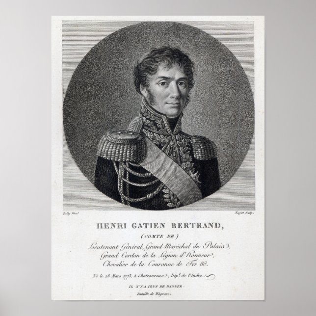 Póster Henri Gatien Bertrand (Frente)