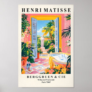 Póster Henri Matisse Aesthetic Bathroom Wall Art, Dopamin