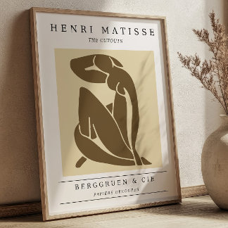 Póster Henri Matisse Cutouts Retro Exhibition