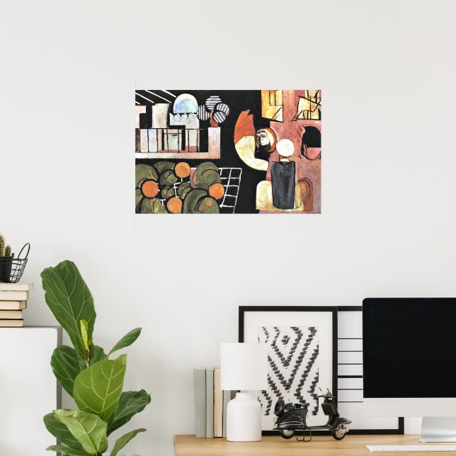 Póster Henri Matisse, Los marroquíes,  (Oficina en casa)