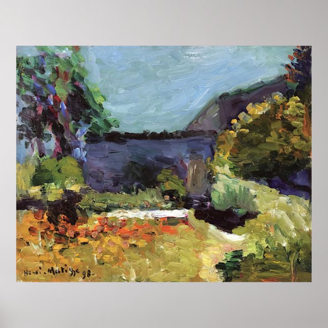 Póster Henri Matisse - Paisaje - 1898 (Frente)