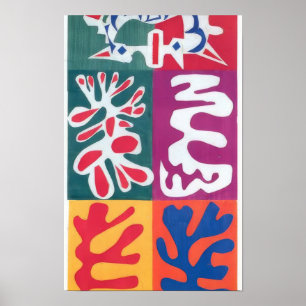 Póster Henri Matisse - Panel con Máscara - 1947