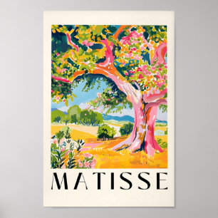 Póster Henri Matisse Print, Oak Tree Art, Landscape Paint