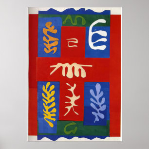 Póster Henri Matisse - Recortes - Expresionismo abstracto