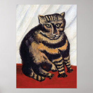 Póster Henri Rousseau - El gato del tigre ( Le Chat Tigre