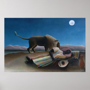 Póster Henri Rousseau - El gitano durmiente
