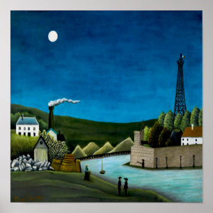 Póster Henri Rousseau - El Sena en Suresnes