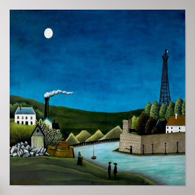 Póster Henri Rousseau - El Sena en Suresnes (Frente)