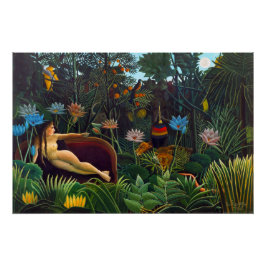 Póster Henri Rousseau El sueño 1910 (Le Rêve) CC1146