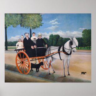 Póster Henri Rousseau - La Carriole del padre Junier