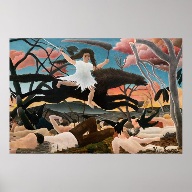 Póster Henri Rousseau - La Guerra (Frente)