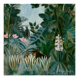Póster Henri Rousseau - La jungla ecuatorial