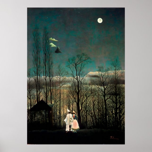 Póster Henri Rousseau - Noche de Carnaval (Frente)