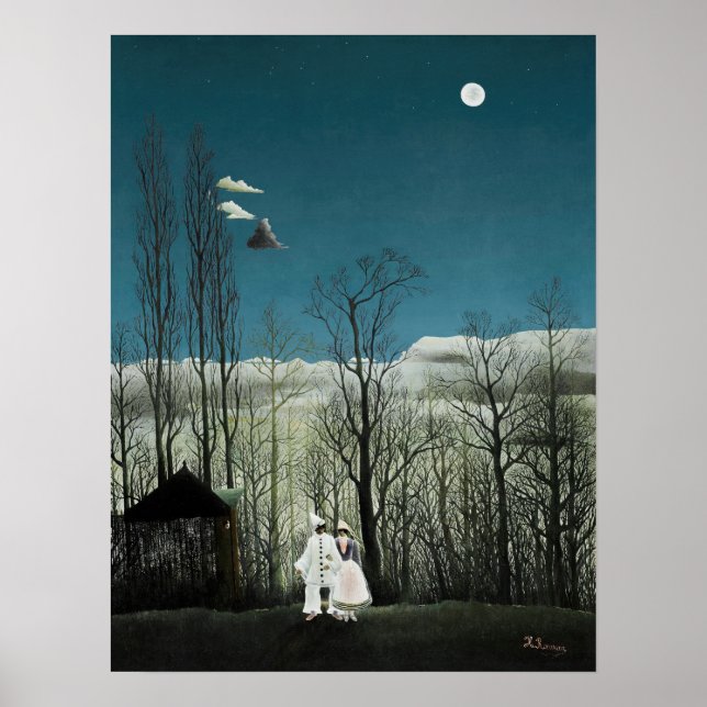 Póster Henri Rousseau - Noche de Carnaval (Frente)