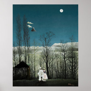 Póster Henri Rousseau - Noche de Carnaval