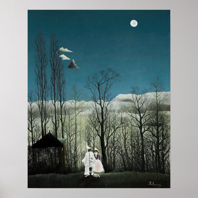 Póster Henri Rousseau - Noche de Carnaval (Frente)