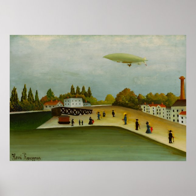 Póster Henri Rousseau - Quay de Ivry (Frente)